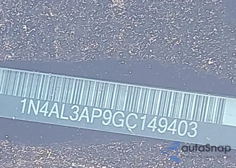 2016 Nissan Altima 2.5 Sl from USA, damaged, VIN 1N4AL3AP9GC149403